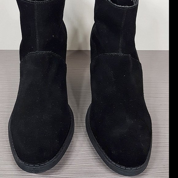 Steve Madden Shrines Bootie, Black Suede - Picture 2 of 10